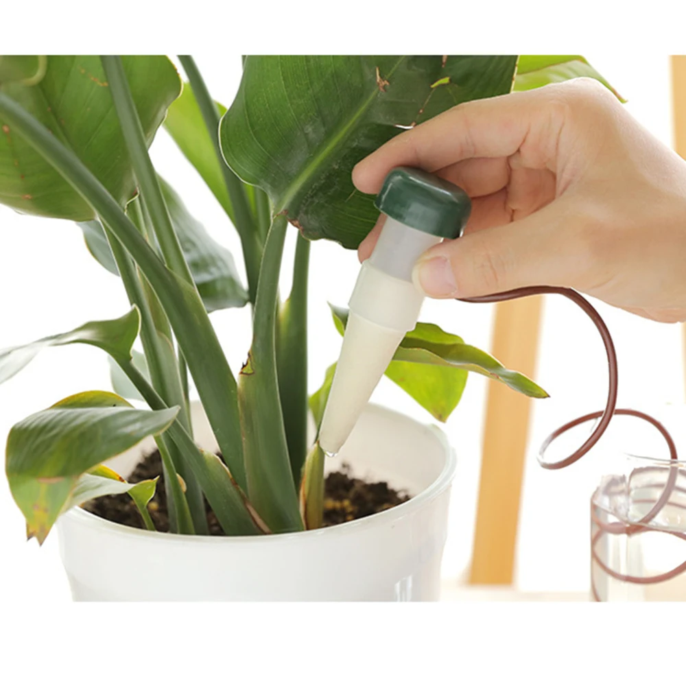 Шипы для полива садового конуса 4 шт. самополив наружного орошения Комнатные