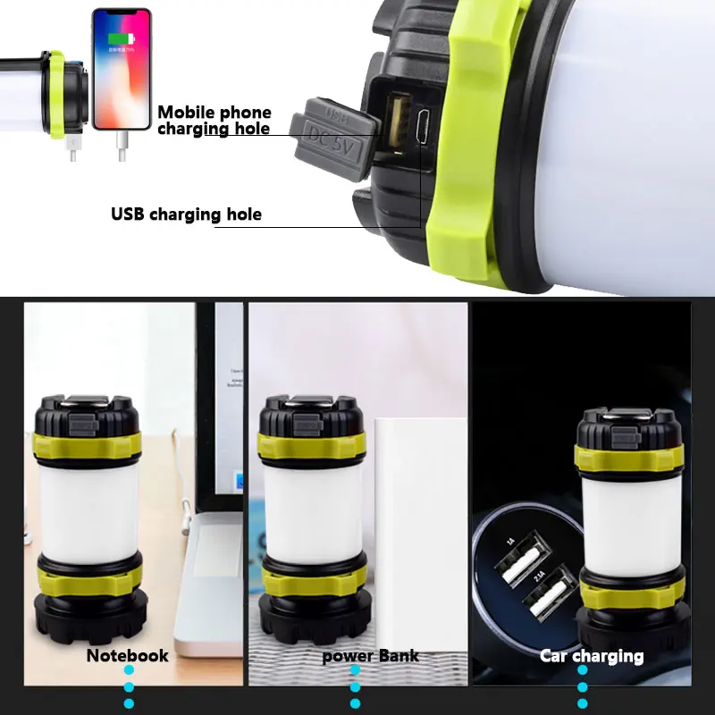 Светодиодный Torch100W 10000LM ультра длинный USB Перезаряжаемые Кемпинг Фонари