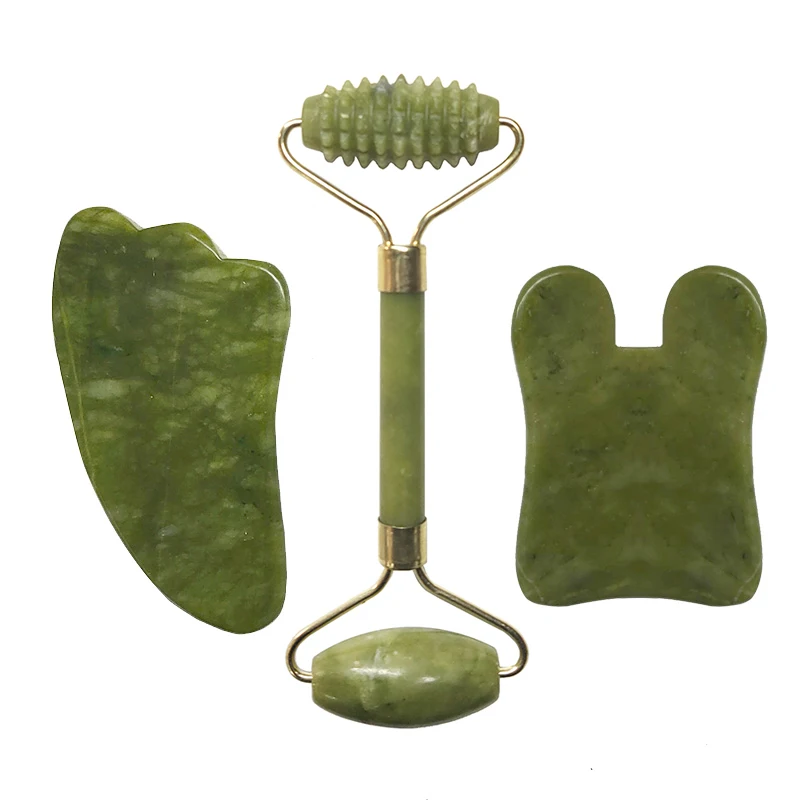 Скребок для гуаши Нефритовый ролик и искусственный инструмент облегчает