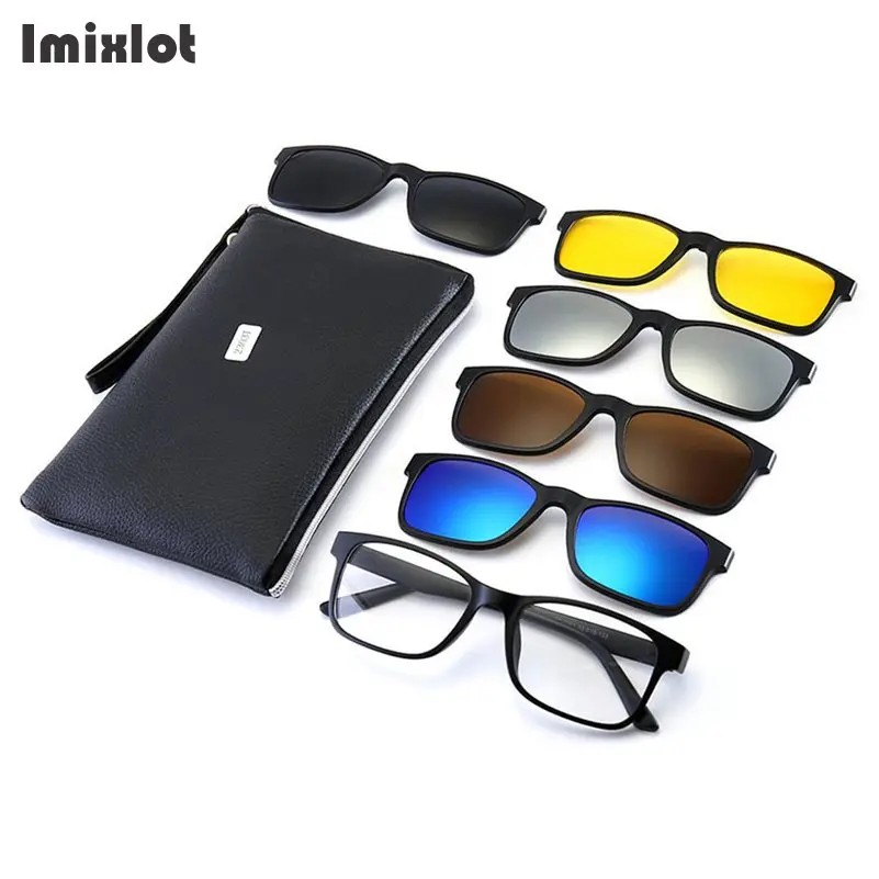 Очки солнцезащитные мужские магнитные зеркальные Поляризационные солнечные