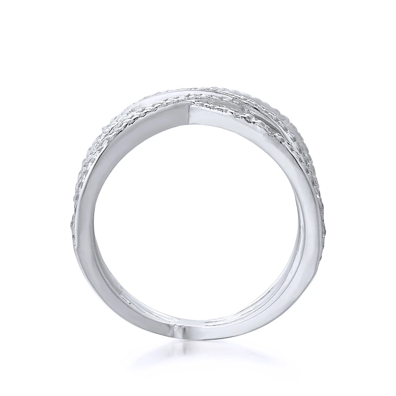 Женское кольцо из серебра 925 пробы с фианитом|Кольца| |