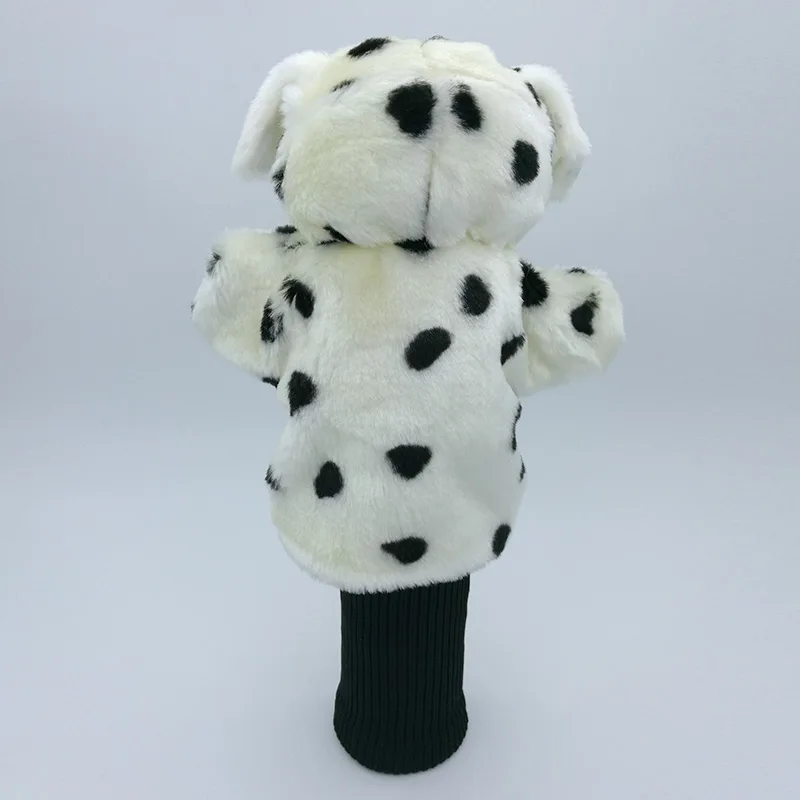 Mini Spotty Dog Golf Head Cover Fairway Hybrid Woods Headcover Cartoon Animal Mascot Novelty Cute Gift | Спорт и развлечения