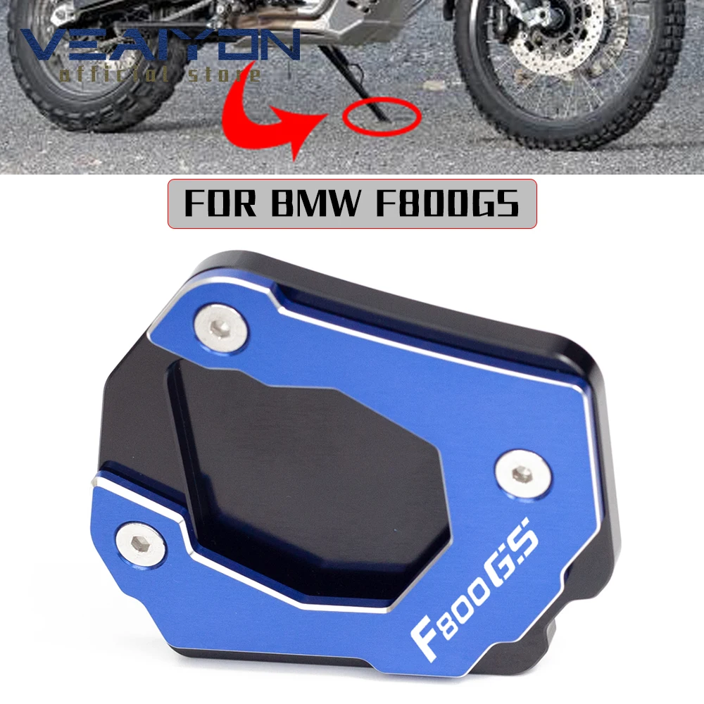 Motorcycle Kickstand Pad For BMW F800GS F800 GSA F 800GS Adventure Side Stand Enlarge Extension Kickstand Pad 2018 2019 2020