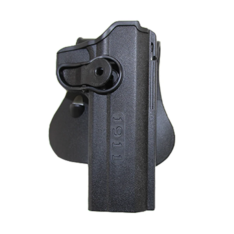Black 1911 Holster IMI тактическая охотничья страйкбольная кобура для Glock 17 19 Colt 1911 M9 M92 боевой военный чехол для пистолета с сумкой для журналов - Цвет: Black 1911 Holster