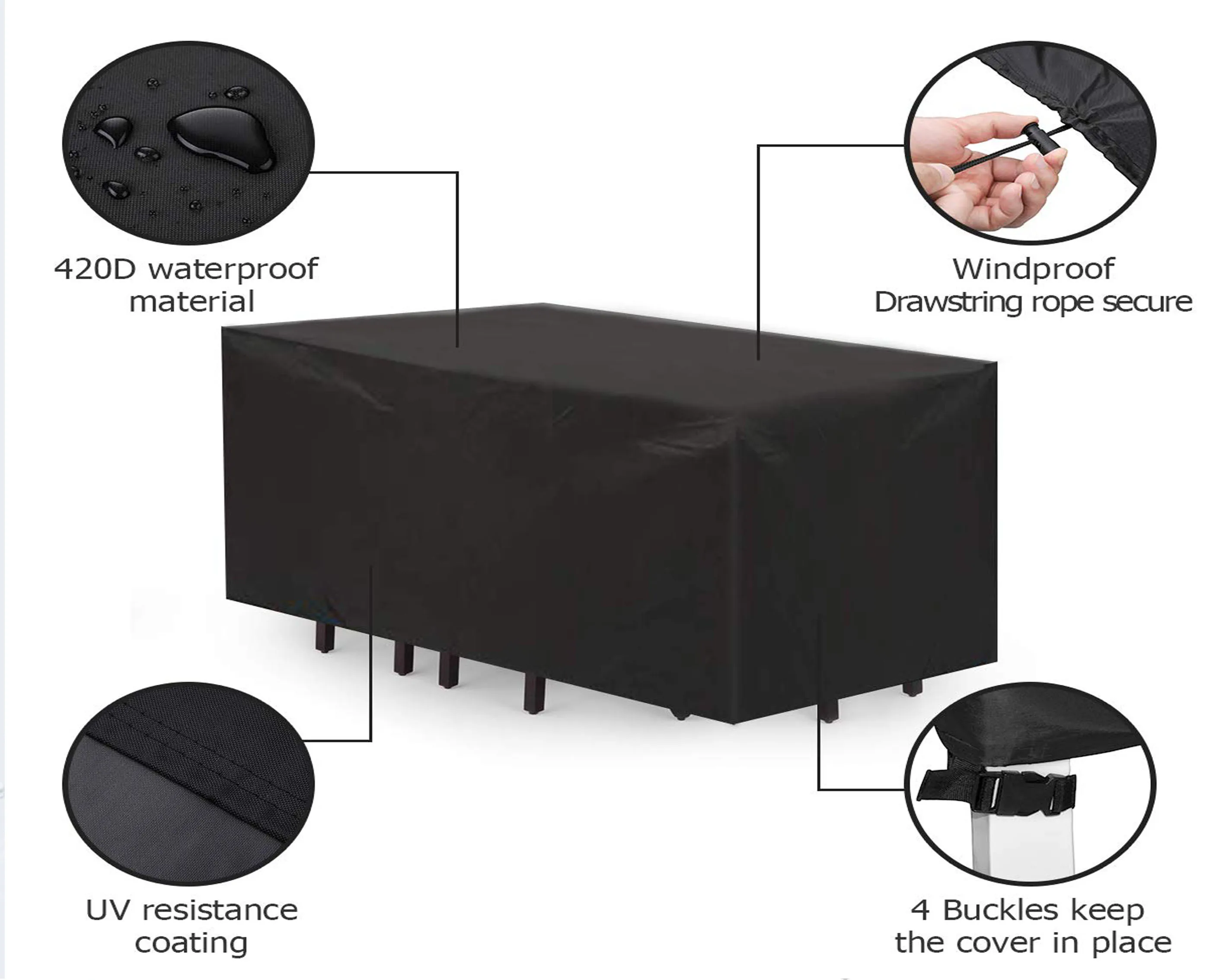 Outdoor Garden Chair Cover Furniture Dust Sofa Waterproof Oxford Cloth Terrace | Дом и сад