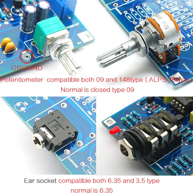 Hifi усилитель для наушников комплект сделай сам наборы двойной Ne5534 английская