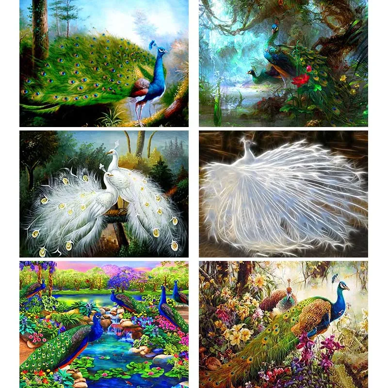 

Картина из мультфильма «Даймонд», животное павлина, полноразмерная 5d Вышивка из страз своими руками, пейзаж, озеро Стразы, ручной Декор для ...