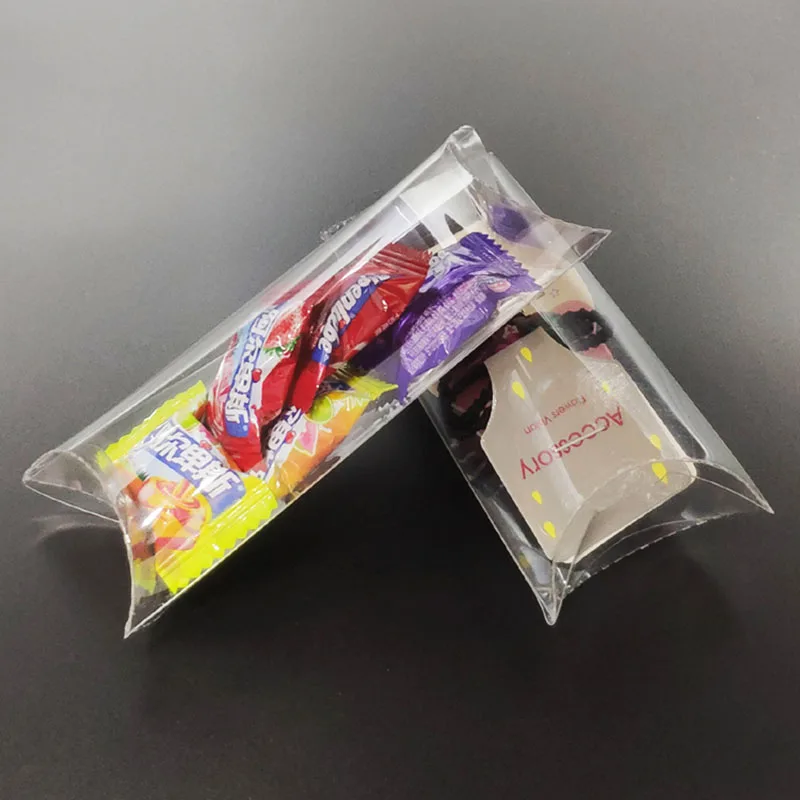 10 шт. пластиковая подушка для печенья коробка конфет прозрачная подарочная