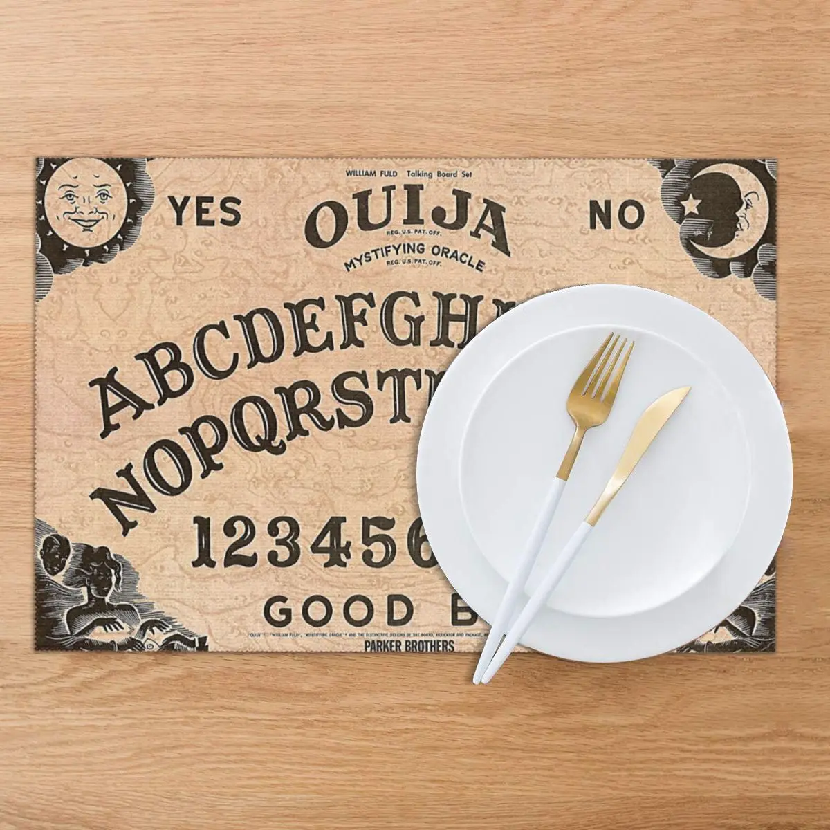 6 шт. коврики для стола Ouija доска с принтом алкогольных напитков столов