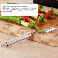 304 creative multifunction pepper corers stainless steel chili seed remover separator device vegetable cutter slicer