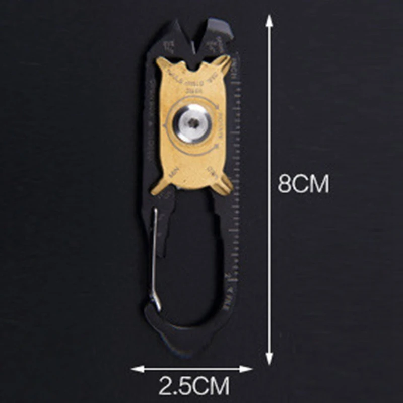 

20 in 1 Pocket Camping EDC Gadget Portable Portable Mini Utility Multi Tool Keychain Multifunctional Key Ring Outdoor Tools