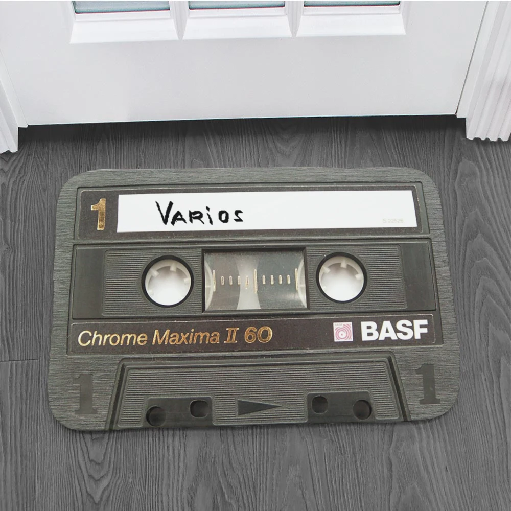 Music Tape Soft Carpet Funny Non-Slip Bathroom Entrance Doormat Kitchen Living Room Bedroom Decor Floor Mat Children Room Rugs