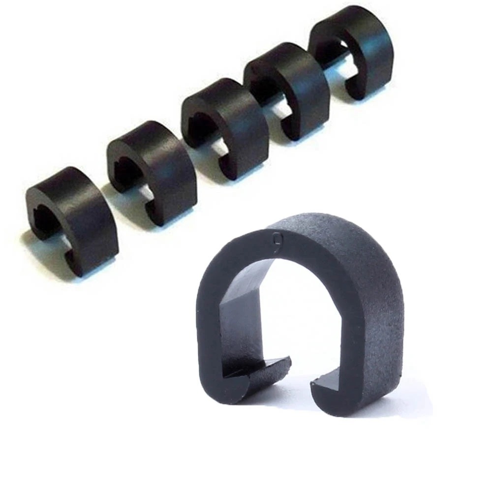 10 шт. пластиковые клипсы для тормозного троса/переключателя