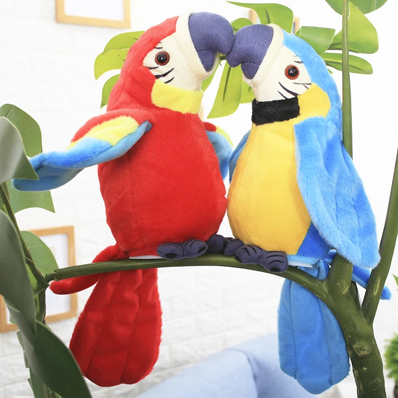 Электронная плюшевая говорящая креативная записывающая крылышка игрушечный