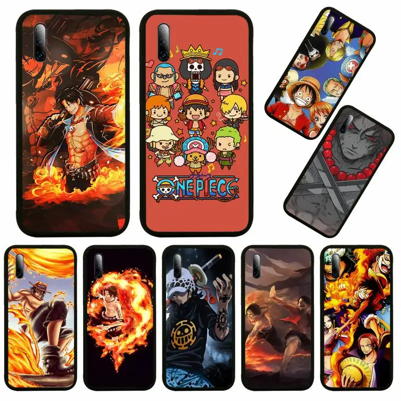 

Anime One Piece Phone Case For Huawei Honor View V 5 7 8 9 10 20 30 X S Play Lite Pro Cover