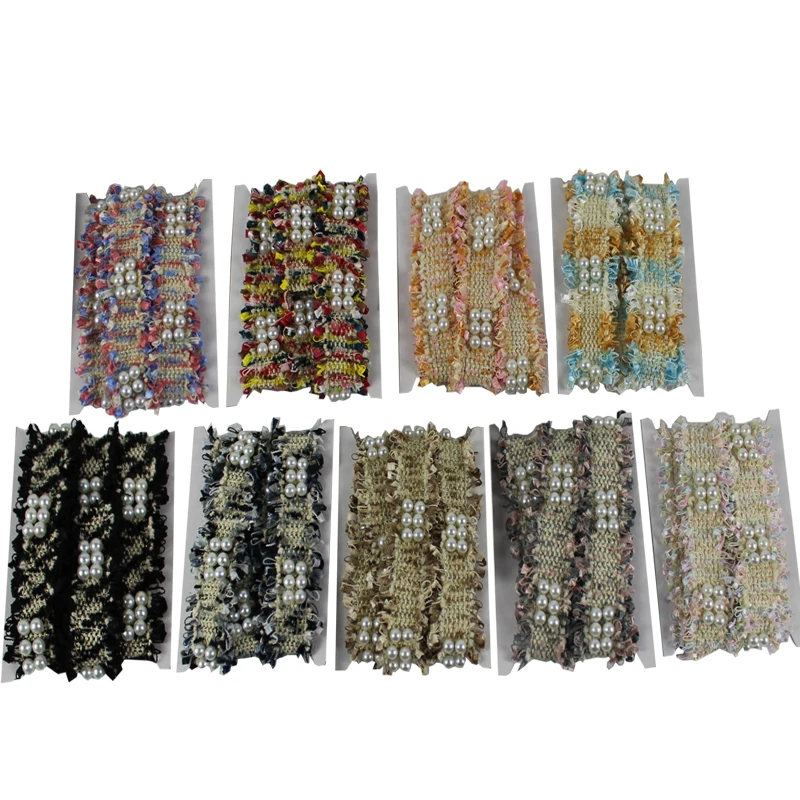 Твидовая отделка из бисера ширина 3 см|Кружево| |