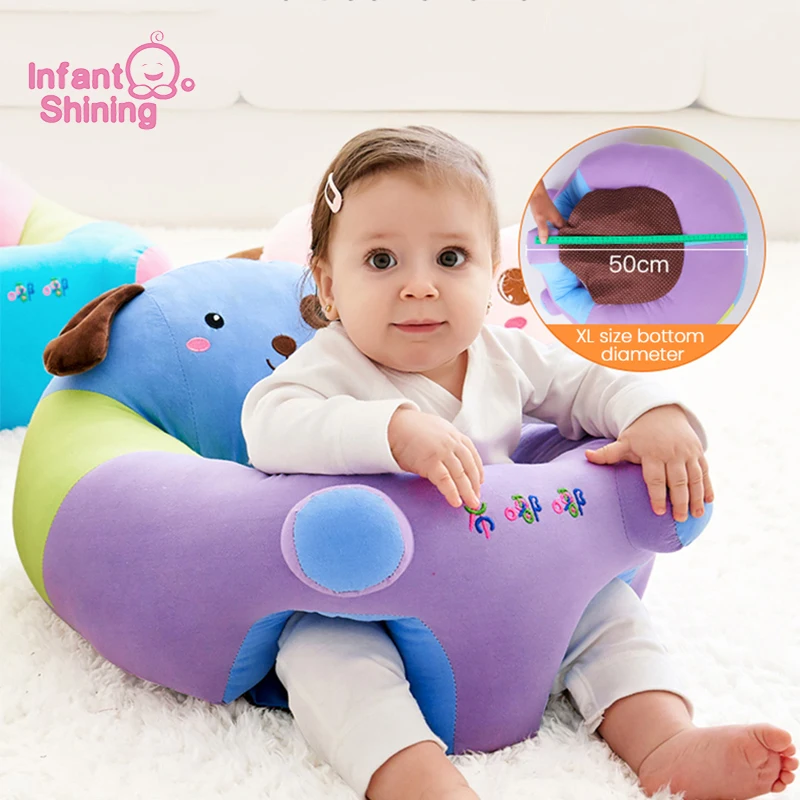 

Infant Shining Baby Sofa Chair Baby Learn to Sit artifact 3 months 6 months Children Kids Sofa Training Chair Stool Anti-fall