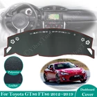 Для Toyota 86 GT86 FT86 Scion FR-S Subaru 2012  2019 анти-скольжения кожаный коврик приборной панели автомобиля тире панельная крышка приборной аксессуары