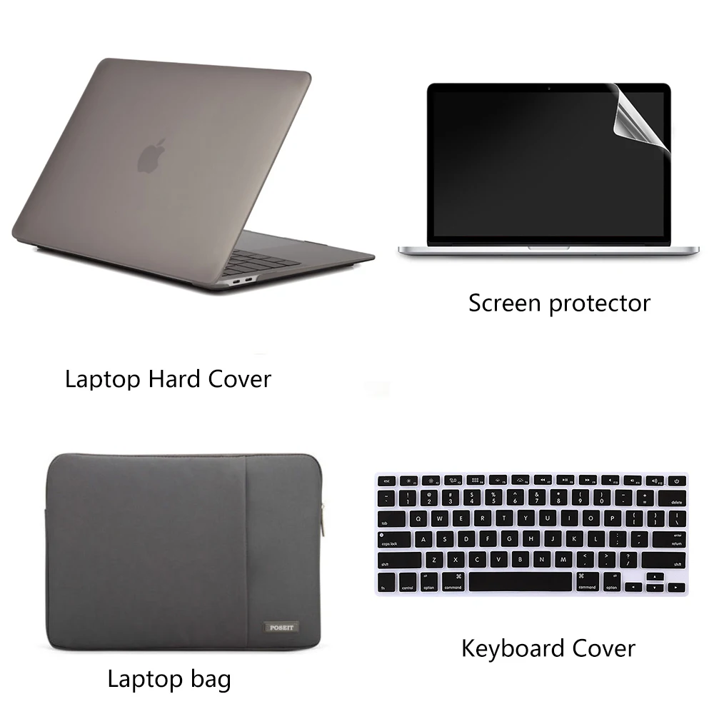 Новый жесткий чехол для ноутбука + сумка протектор экрана клавиатуры Apple Macbook Air 11 6