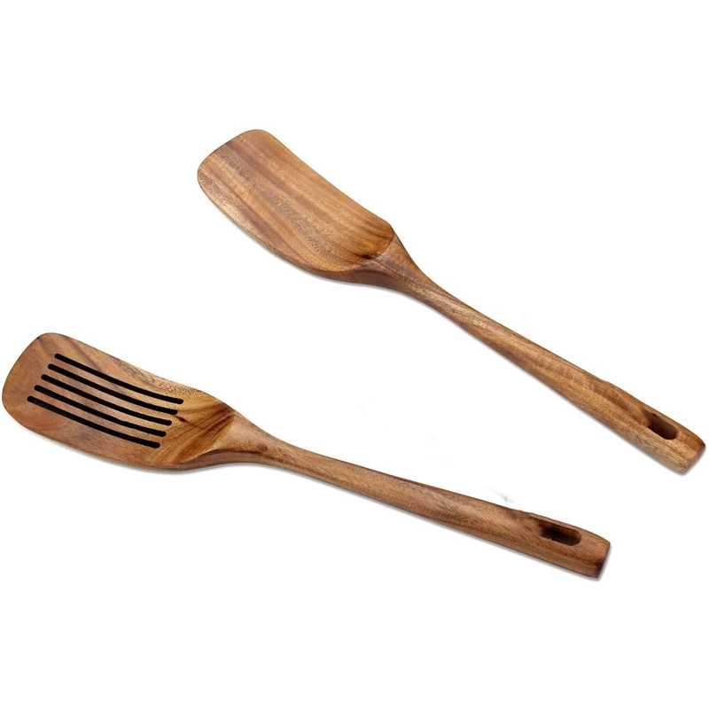 Промо акция! Деревянный шпатель деревянная лопатка для вока приготовления пищи