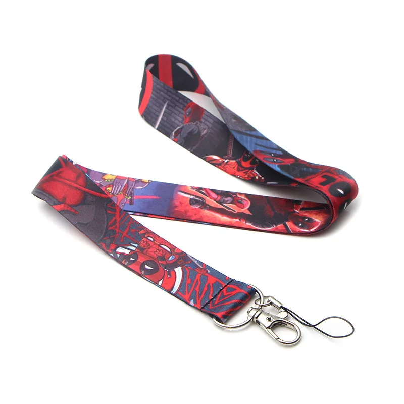 Шнурок Человек-паук Disney для телефона брелок на шею ключей мультяшный аниме