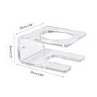 Кронштейн для хранения E5BD Для Софтбола, домашняя настенная полка, горизонтальный дисплей, аксессуары, акриловый прозрачный держатель для бейсбольной биты