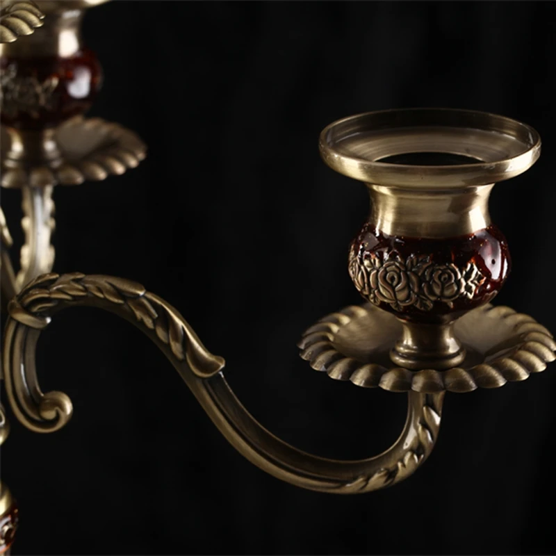 Винтажный металлический подсвечник свадебное украшение центральные части стола