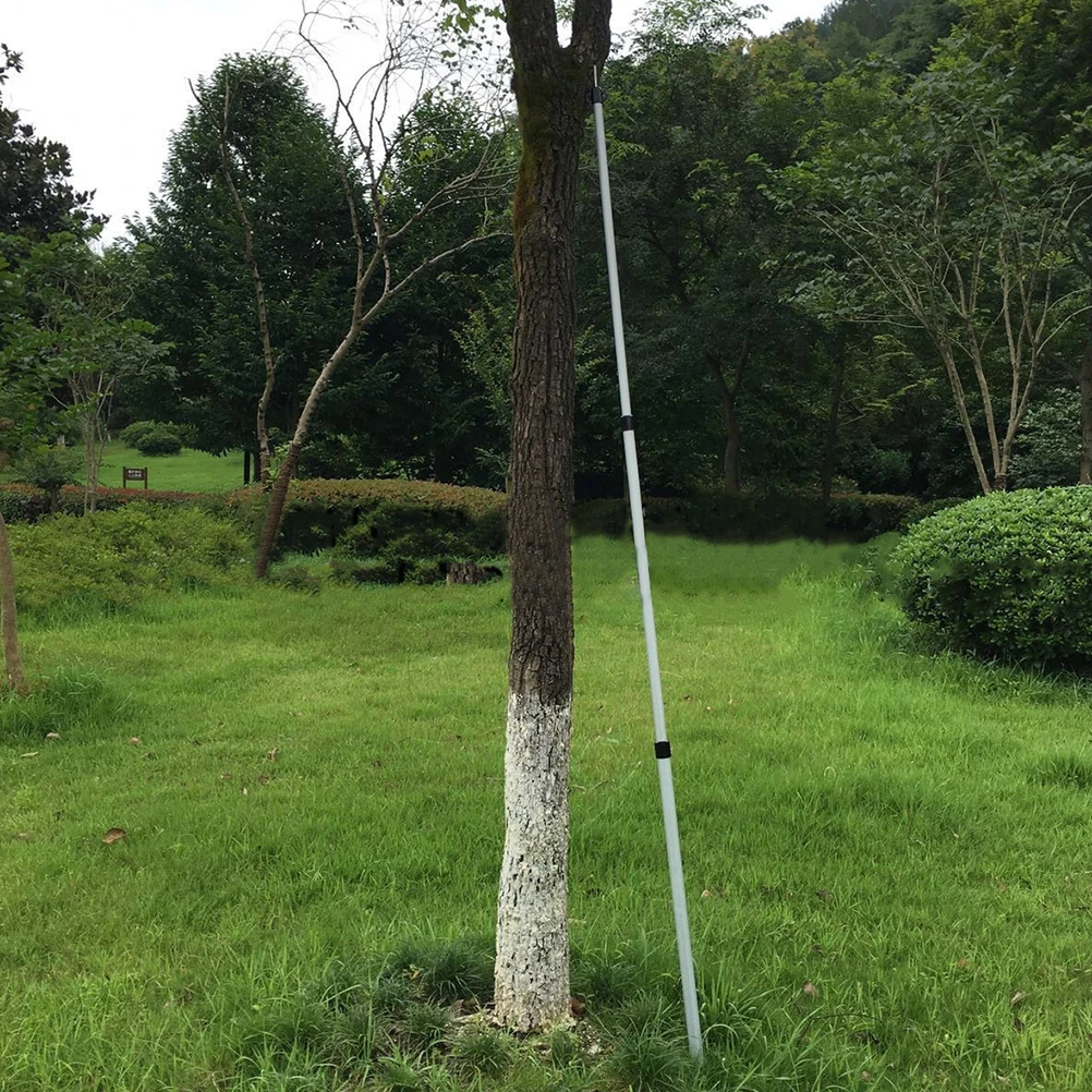 

1 Set Adjustable Tarp Pole 3-Section Tent Pole Telescoping Aluminum Rod