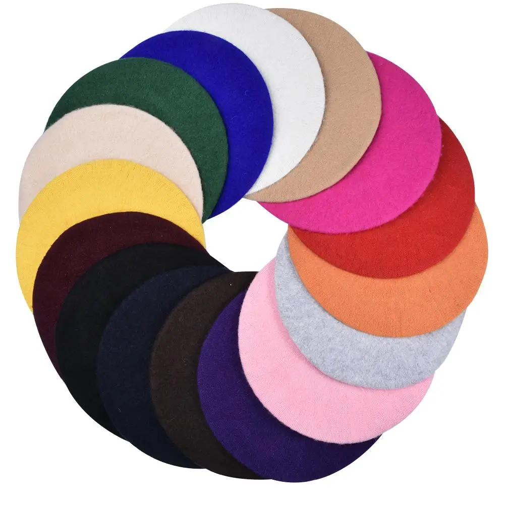 Женский берет простая шапка шапочка для девочки шерсть теплая зимняя женщин Femme