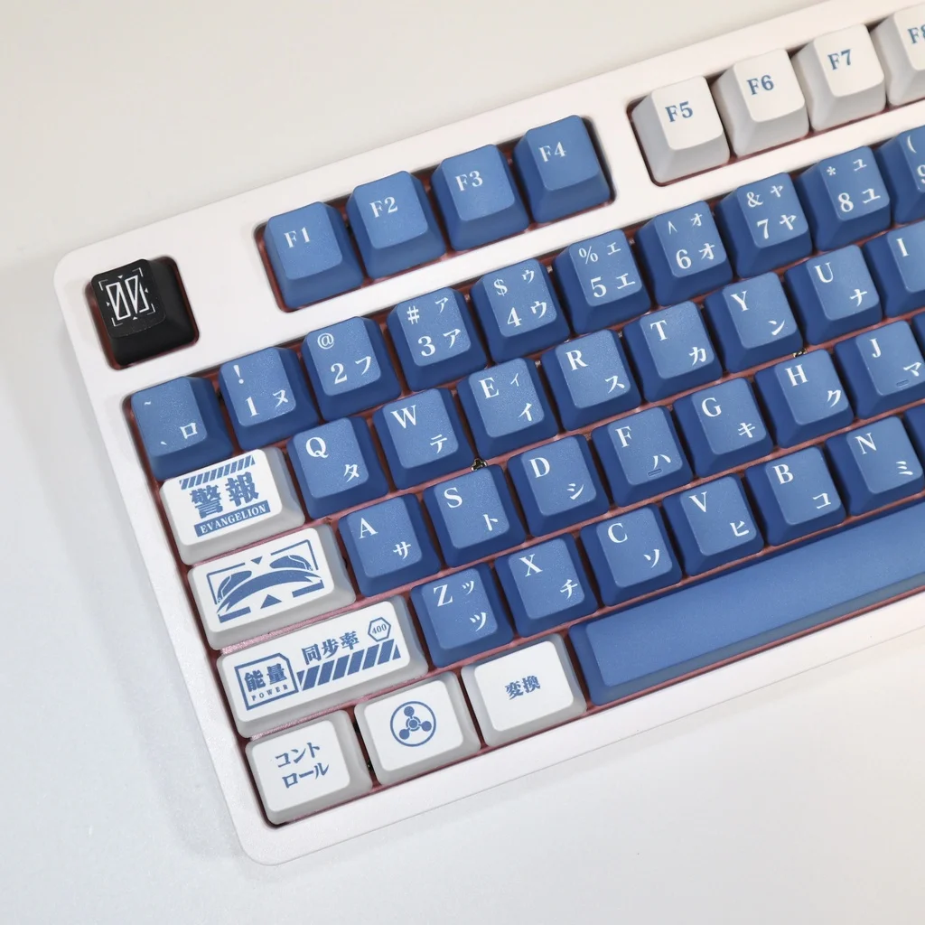 

EVA Lilith PBT Keycap, 125 Keys keycaps OEM Profile DYE-SUB Personalized GMK Striker Keycaps For Mechanical Keyboard