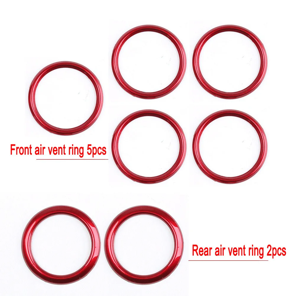 Красный! Автомобильная Центральная панель заднего сиденья AC Вентиляционное