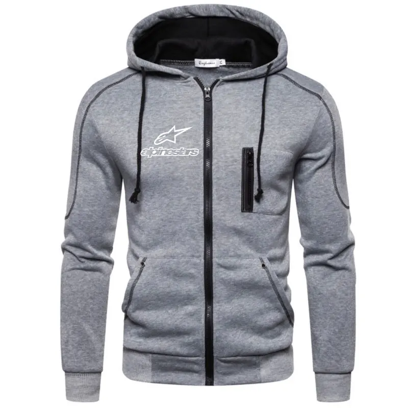 

Winter Men's Tracksuit 2 Pieces Set Hoodies+Pants Sport Suits for Men Sweatshirt Zipper Hoodies Men's Clothing Sets Sportswear