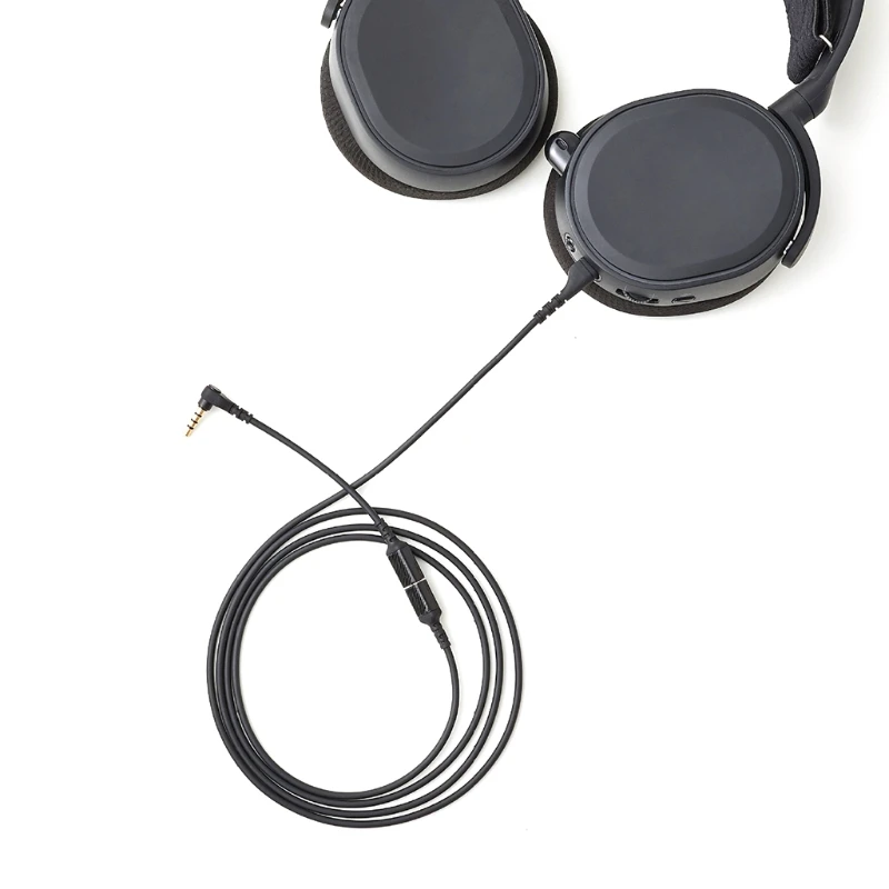 

Flexible Audio Replacement Headphone Cable for Steelseries Arctis 3/5/7 Pro Stereo Gaming Headset Portable Audio Equipment