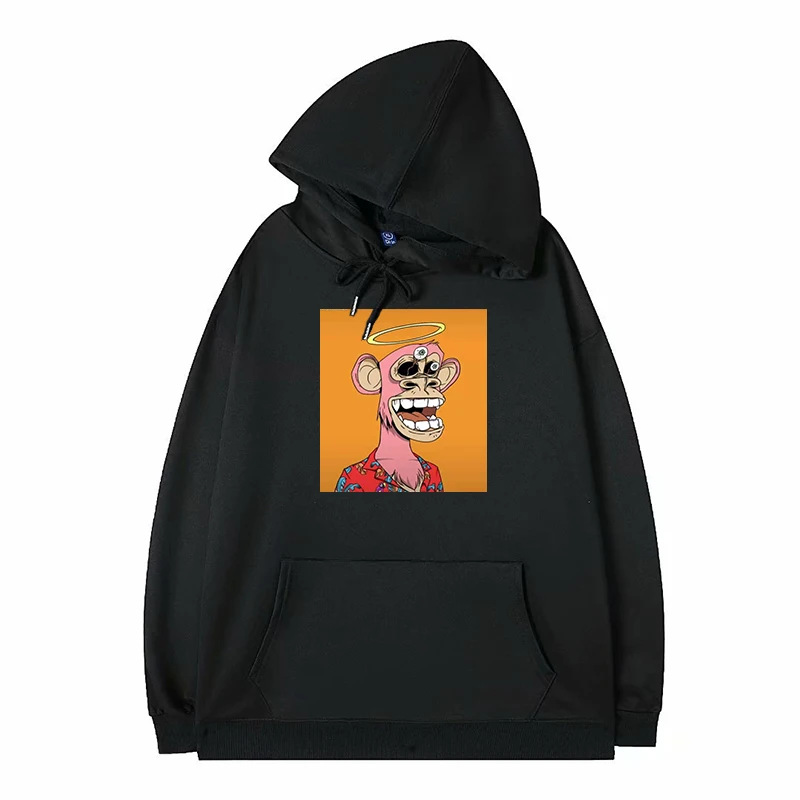 

NFT Bored Ape Yacht Club BYAC monky Curry Autumn Casual customizable Reflective High Street Color Hoodies Sweatshirt Tops