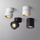 COB светодиодный локальный светильник поверхностного монтажа светодиодный Потолочные светильники 7 Вт10 Вт15 Вт18 Вт Складная и 360  вращающийся фон точечные светильники