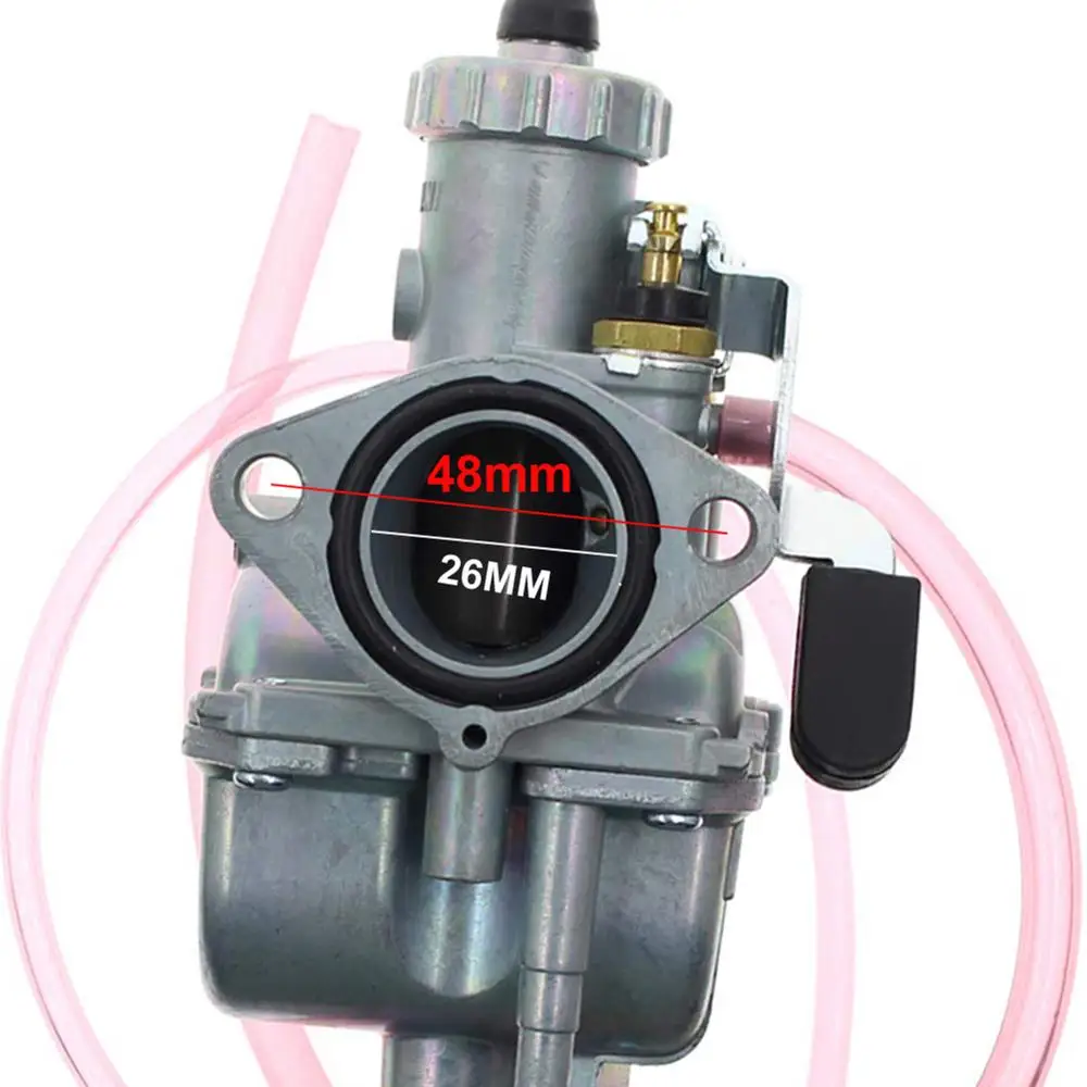 Комплект карбюратора VM22 26 мм подходит для впускной трубы Mikuni Pit Dirt Bike 110cc 125cc 140cc Lifan