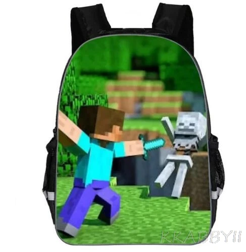 Новинка школьный рюкзак Minecraft Herobri для подростков мальчиков девочек детей