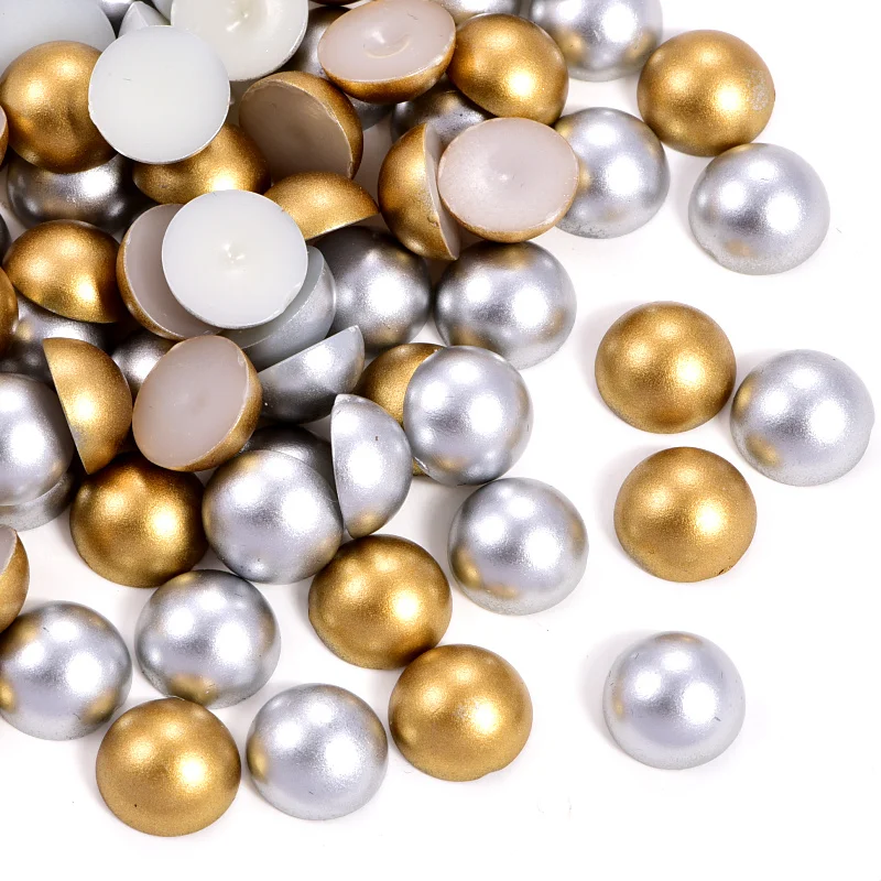 Полукруглые жемчужины 3 мм 10 с плоской обратной стороной огнеупорные бусины из