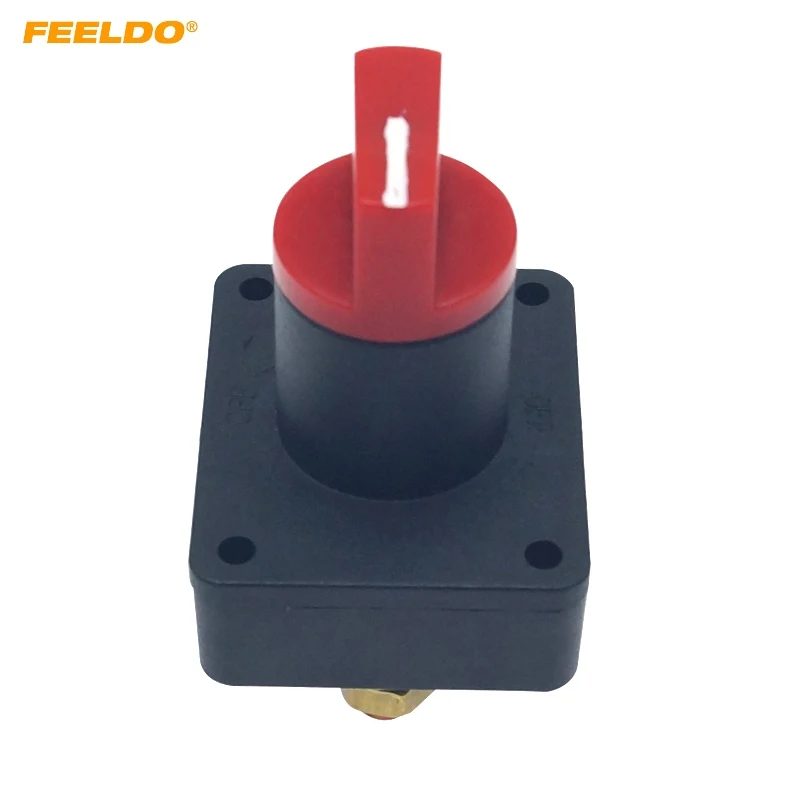 

FEELDO Auto 100A Battery Isolator Switch Disconnect Power Cut Off Kill Switches For Car Truck RV Boat Accessories #HQ6304