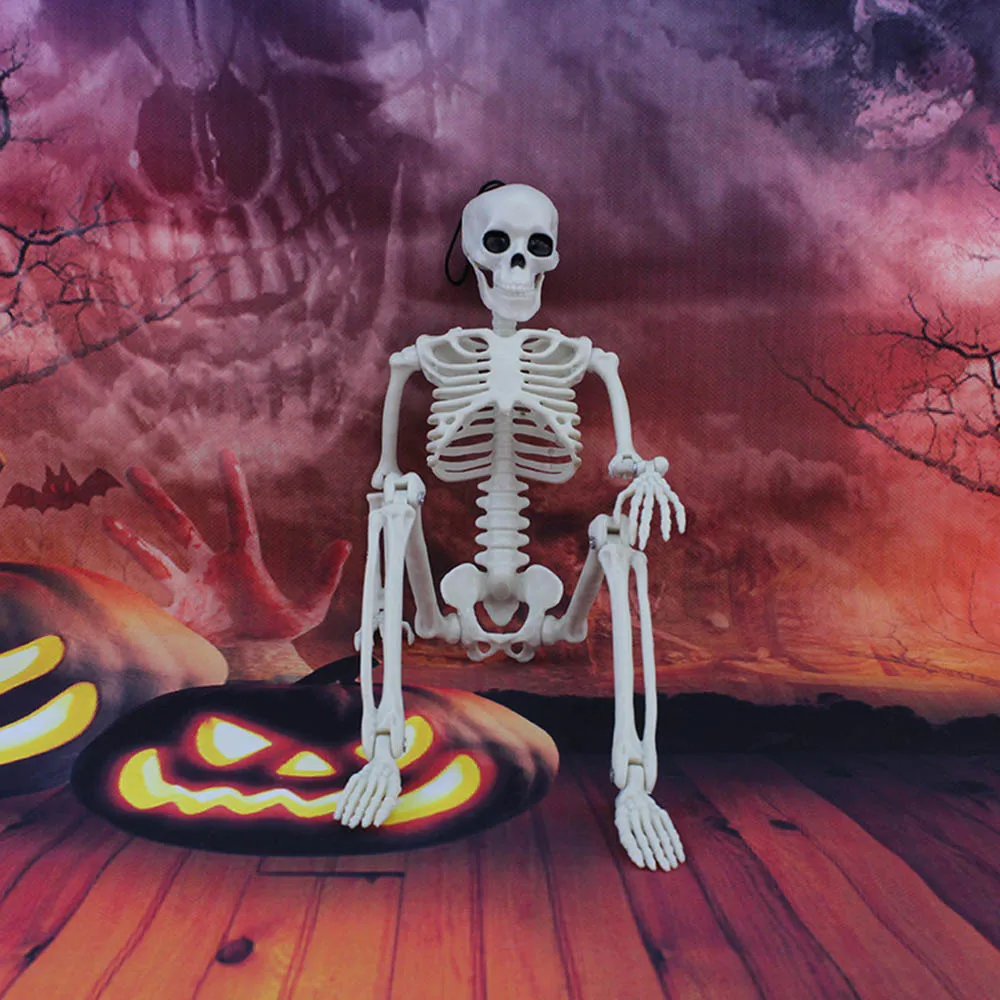 40x10 см Хэллоуин человеческий реквизит скелет полный размер череп рука жизнь тело