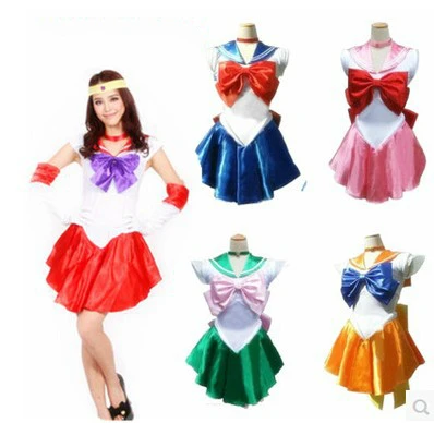 Аниме Athemis Сейлор Мун Минако Айно/Сейлор Венера косплей костюм платье сделанное