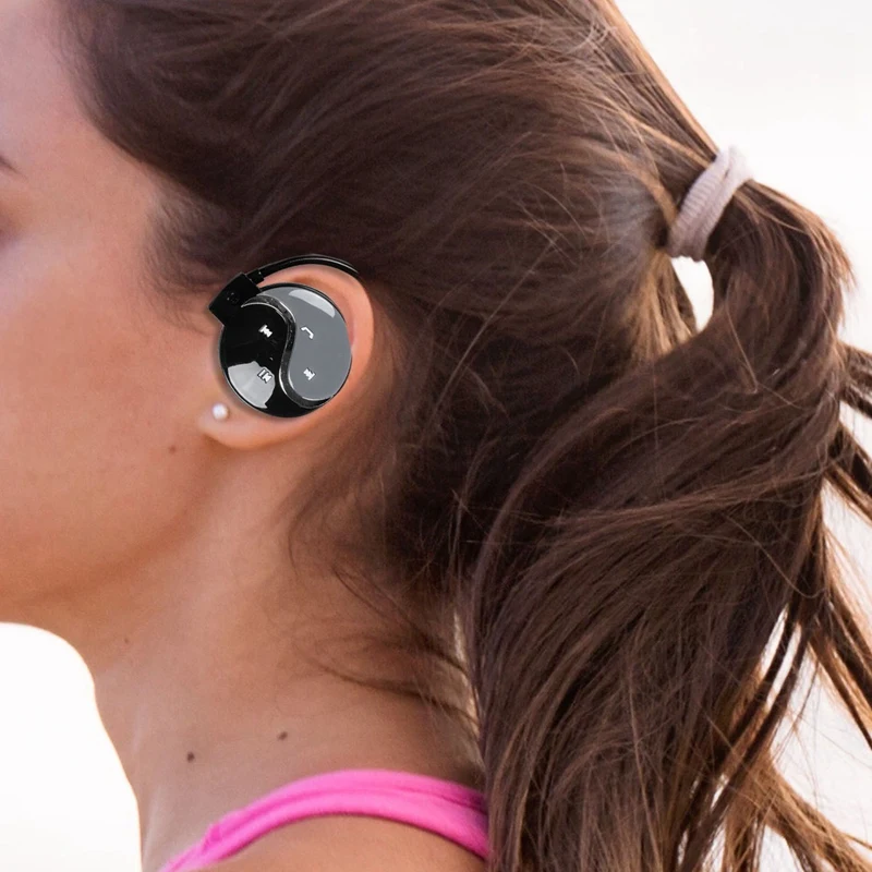 Мини 603 беспроводные Bluetooth наушники спортивные стерео fm-радио Mp3 музыкальный