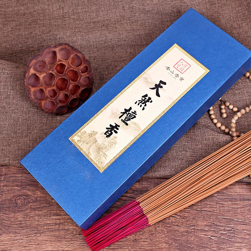 

32.5cm water aloe bamboo stick incense gift box for home Buddha incense