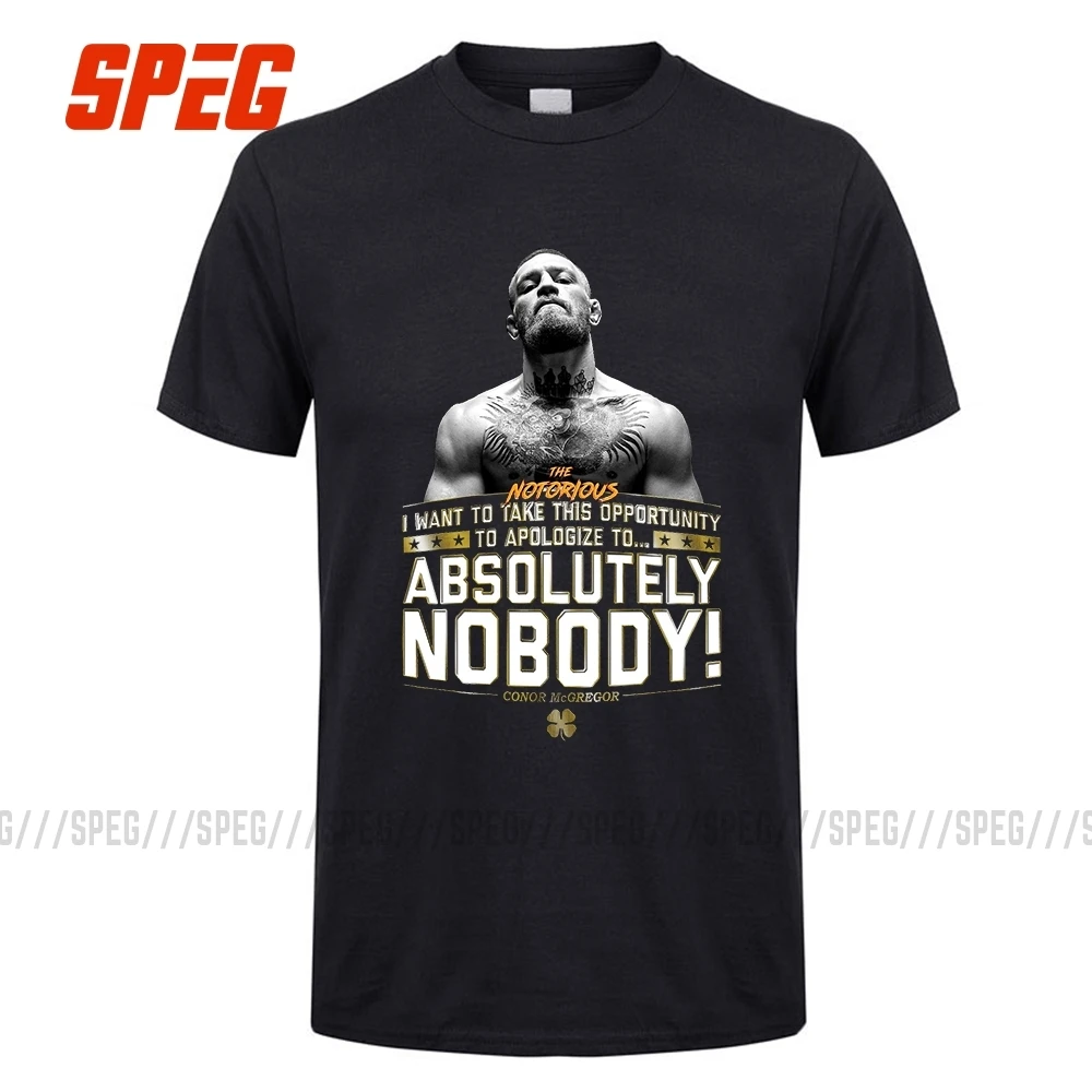 Conor McGregor Спиг король Конор Макгрегор MMA Notorious футболка мужская с коротким рукавом Топы кортон футболка с круглым вырезом одежда мужская Винтажная Футболка - Цвет: Conor McGregor