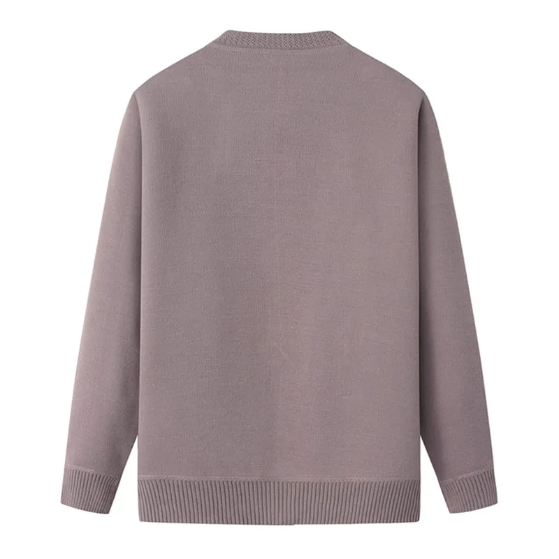 Женский свободный свитер UHYTGF Повседневный Кардиган с круглым вырезом и бусинами