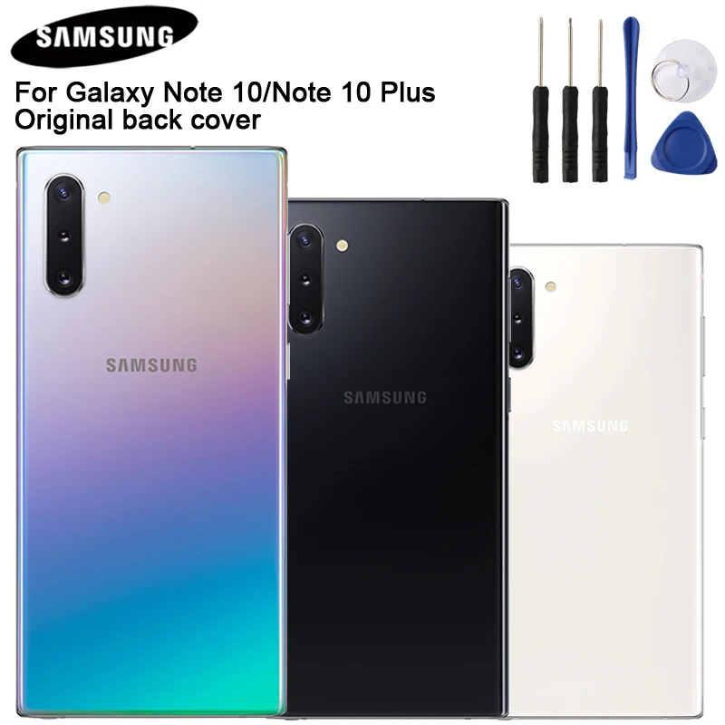 Задняя крышка Samsung задняя для SAMSUNG Galaxy Note 10 Note10 + Plus аккумулятора телефона