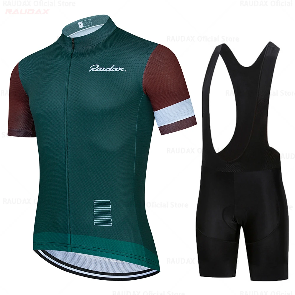 

Summer Cycling Jersey Set 2021 Bicycle Short Sleeve Cycling Clothing Ciclismo Masculi Bike Cycling Jersey Bib Shorts MTB Cycling