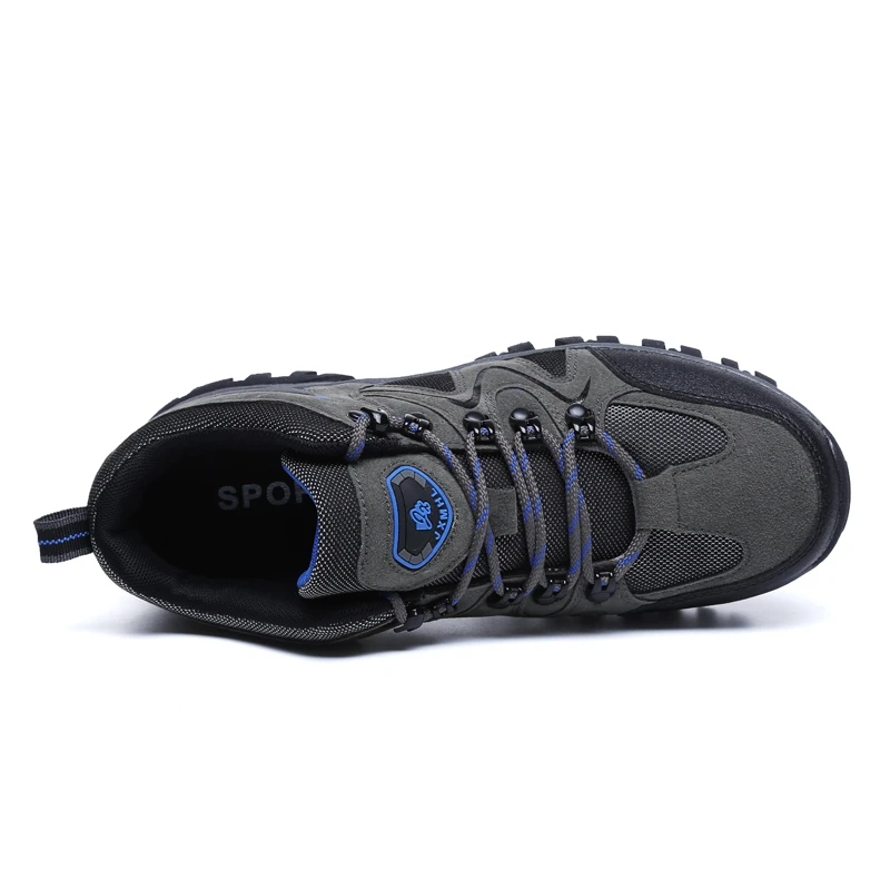 2019 Новые повседневные мужские зимние ботинки качественные замшевые дышащие