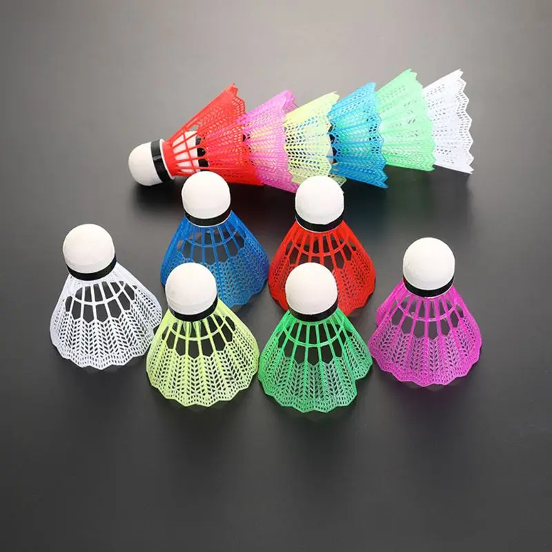

12Pcs Badminton Foam Ball Head Durable Plastic Shuttlecock Gym Training Supply 094C
