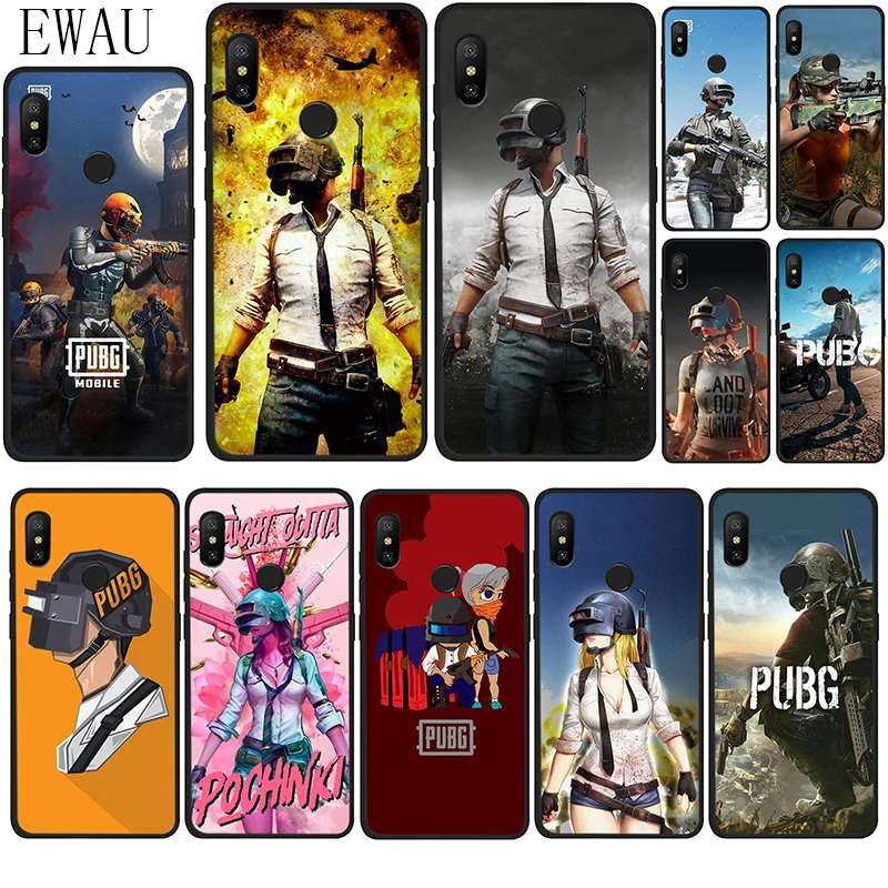 Силиконовый чехол для мобильного телефона EWAU PUBG Xiaomi Redmi Note 4 4X 5 6 7 8 Pro 5A Prime